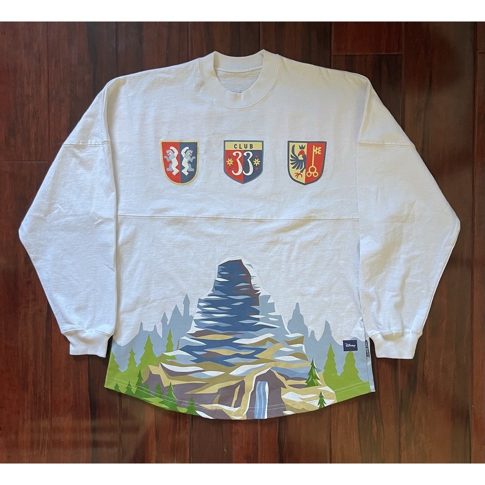 Disneyland Club 33 65th Anniversary Matterhorn Spirit Jersey Unisex Size S NWOT - Picture 3 of 16